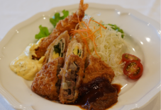 ミックスフライ定食